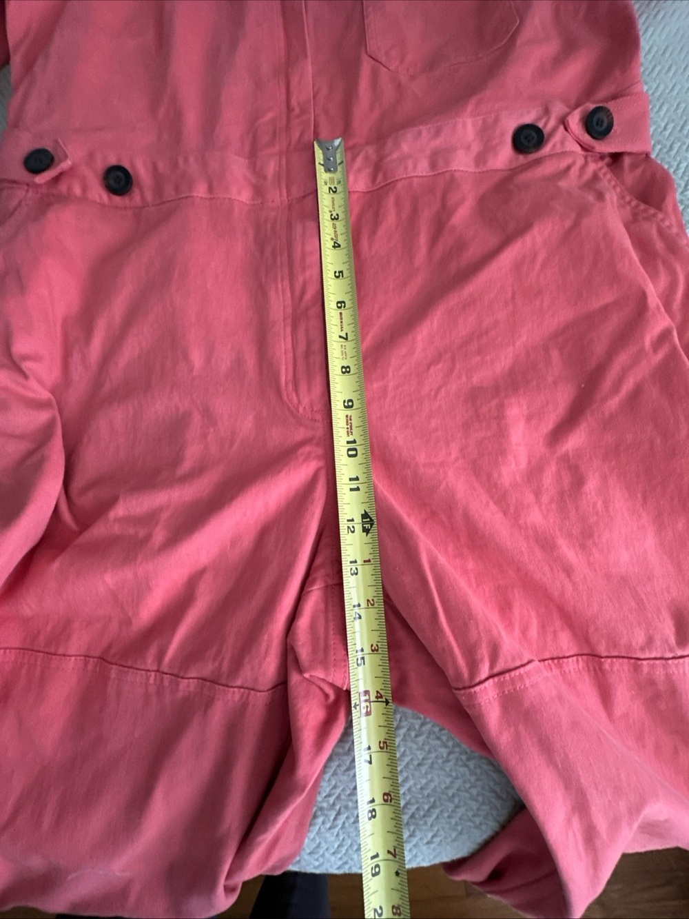 Wildfang Coral Utility Coverall Jumpsuit - Vtg Style womens sz 1X - Picture 9 of 15